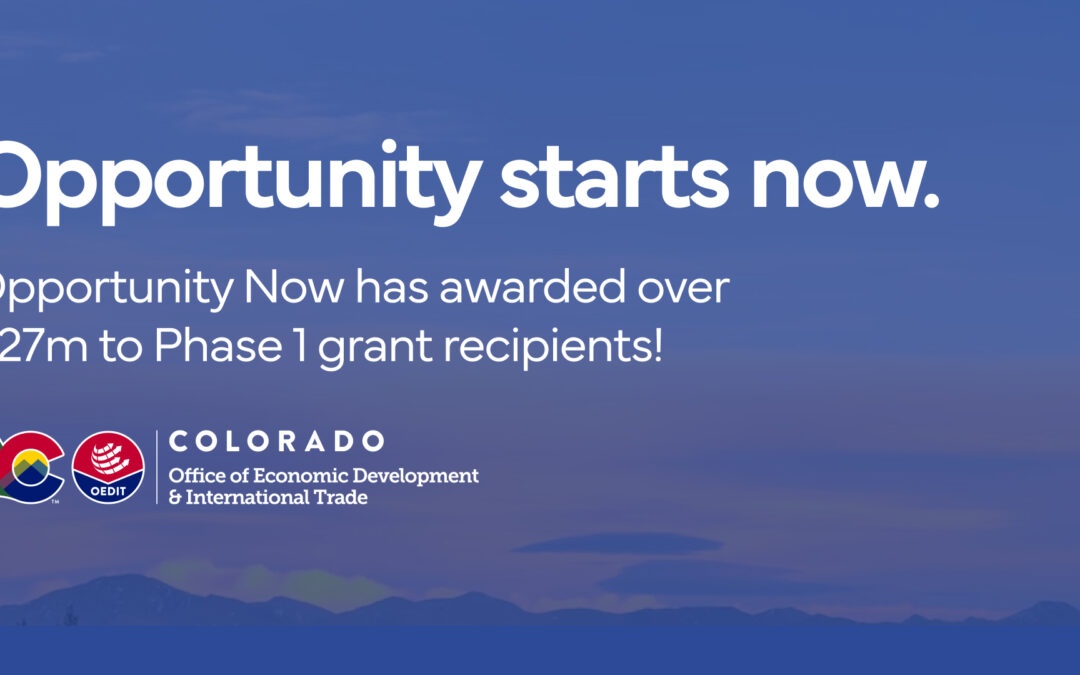 We’re proud to announce Opportunity Now’s Phase 1 grant recipients!